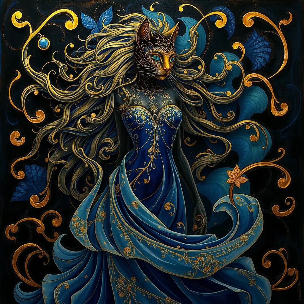 Kinetic Art Nouveau: Where Elegance Meets Motion